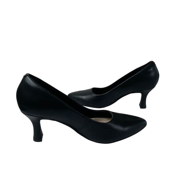 Clarks Pumps 8.5 Career wear , night out, wedding, black leather - Picture 7 of 8
